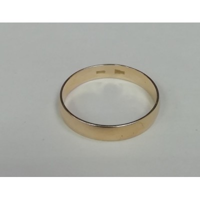Обручальное кольцо, золото 585 (14K), вес 1.2 г. Обручальное кольцо, золото 585 (14K), вес 1.2 г.