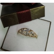 Кольцо, золото 585 (14K), вес 0.94 г.