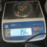 Золотые серьги , золото 585 (14K), вес 3.56 г.