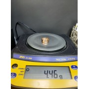 Кольцо обручальное, золото 585 (14K), вес 4.4 г.