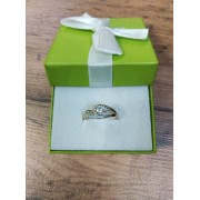 Кольцо с камнями, золото 585 (14K), вес 1.5 г.