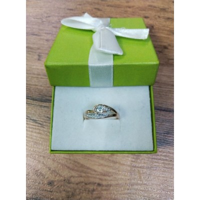 Кольцо с камнями, золото 585 (14K), вес 1.5 г. Кольцо с камнями, золото 585 (14K), вес 1.5 г.