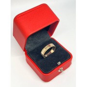 Кольцо обручальное без вставок, золото 585 (14K), вес 3.2 г.