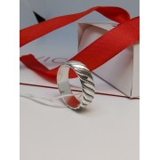 Кольцо серебряное без вставок, серебро 925, вес 5.32 г.