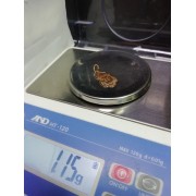 Подвеска золотая, золото 585 (14K), вес 1.15 г.