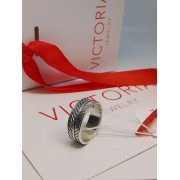 Кольцо серебряное, серебро 925, вес 5.86 г.