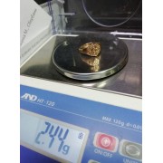 Кольцо золотое, золото 585 (14K), вес 2.4 г.