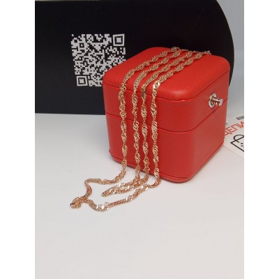 Цепь серебряная с золочением Цепь серебряная с золочением