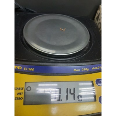 Пирсинг золотой, золото 585 (14K), вес 0.1 г. Пирсинг золотой, золото 585 (14K), вес 0.1 г.