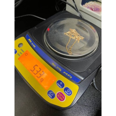 Цепочка, золото 585 (14K), вес 5.3 г. Цепочка, золото 585 (14K), вес 5.3 г.