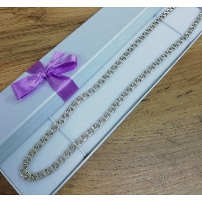 Цепь, серебро 925, вес 13.95 г. Цепь, серебро 925, вес 13.95 г.