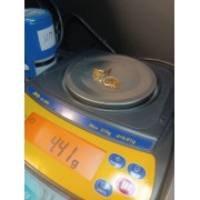 Серьги без вставок , золото 585 (14K), вес 4.4 г.