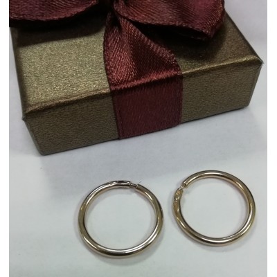 Серьги золотые детские, золото 585 (14K), вес 1.2 г. Серьги золотые детские, золото 585 (14K), вес 1.2 г.