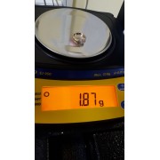 Кольцо золотое с камнями, золото 585 (14K), вес 1.8 г.