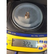 Серьги золотые без вставок, золото 585 (14K), вес 3.2 г.