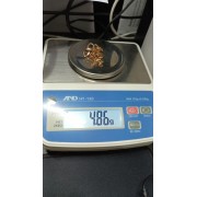 Браслет золотой,без вставок, золото 585 (14K), вес 4.8 г.