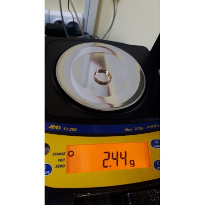 Обручальное кольцо, золото 585 (14K), вес 2.4 г. Обручальное кольцо, золото 585 (14K), вес 2.4 г.