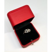 Кольцо золотое с фианитами, золото 585 (14K), вес 1.8 г.