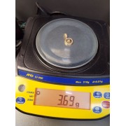 Подвеска золотая с фианитами, золото 585 (14K), вес 3.6 г.