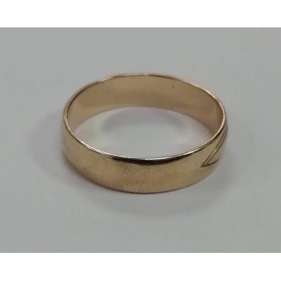 Обручальное кольцо, золото 585 (14K), вес 1.5 г. Обручальное кольцо, золото 585 (14K), вес 1.5 г.