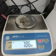 Цепь серебряная, без вставок, серебро 925, вес 7.8 г.