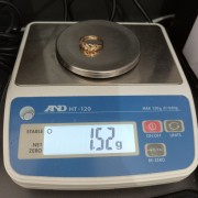 Кольцо золотое с фианитами, золото 585 (14K), вес 1.5 г.