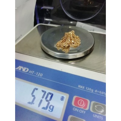 Цепь, золото 585 (14K), вес 5.79 г. Цепь, золото 585 (14K), вес 5.79 г.