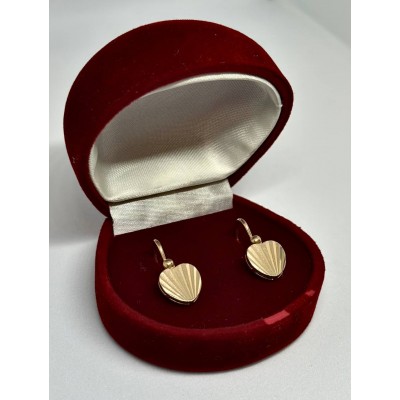 Серьги золотые без вставок , золото 585 (14K), вес 3.5 г. Серьги золотые без вставок , золото 585 (14K), вес 3.5 г.