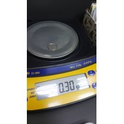 Кольцо золотое с фианитом, золото 585 (14K), вес 0.3 г.