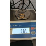 Кольцо золотое без вставок, золото 585 (14K), вес 1.7 г.