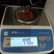 Серьги с янтарем, золото 585 (14K), вес 4.4 г.