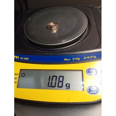 Кольцо золотое без вставок , золото 585 (14K), вес 1 г. Кольцо золотое без вставок , золото 585 (14K), вес 1 г.