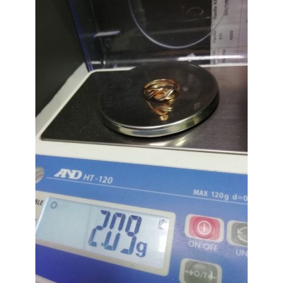 Кольцо золотое без вставок , золото 585 (14K), вес 2 г. Кольцо золотое без вставок , золото 585 (14K), вес 2 г.