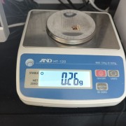 Подвеска золотая без вставок , золото 585 (14K), вес 0.2 г.