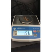 Серьги золотые без вставок, золото 585 (14K), вес 1.5 г.