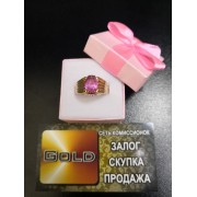 Кольцо с камнями , золото 585 (14K), вес 5.2 г.
