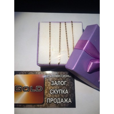 Цепочка, золото 585 (14K), вес 3.1 г. Цепочка, золото 585 (14K), вес 3.1 г.