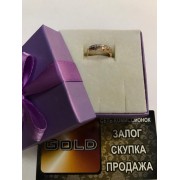 Кольцо с камнями , золото 585 (14K), вес 1.6 г.