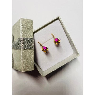 Серьги, лом, золото 585 (14K), вес 3.8 г. Серьги, лом, золото 585 (14K), вес 3.8 г.